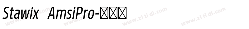Stawix   AmsiPro字体转换
